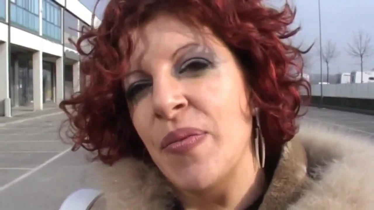 A seductive redhead, labeled as a slut, is unapologetically filled in an Italian amateur film and casting.