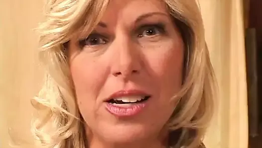 Blonde MILF relishes hardcore sofa sex, pussy pounded, anal ecstasy.