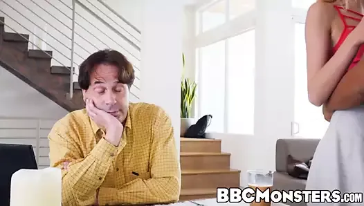 Blonde petite Haley Reed, secretly sucking stepfather’s BBC.