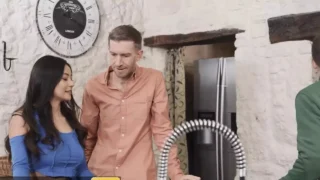 Danny, unable to resist, seduces Rae Lil Black in a luscious meeting.