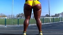 Ebony’s curve appeal is striking.