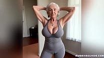 Granny’s Intense Match with Her Young Yoga Instructor