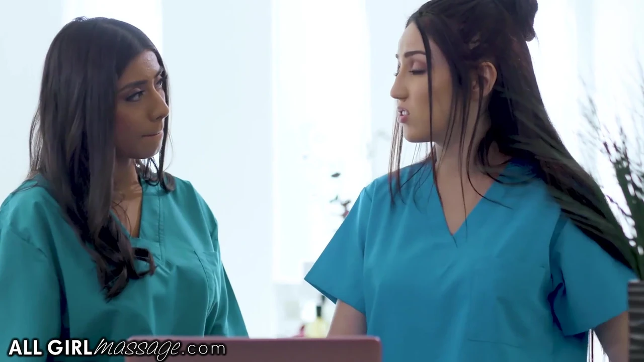 “Lena Paul’s anal training session unexpectedly becomes a thrilling threesome.”