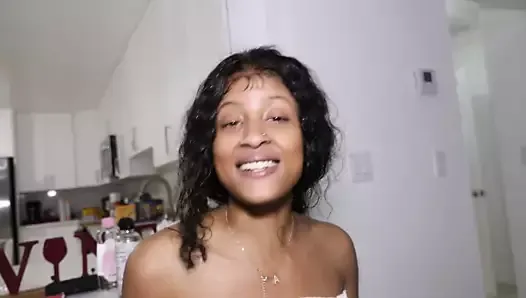 Monster BBC overwhelmingly defeats tiny Alyssa.