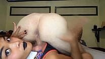Uninhibited Thai star embraces deepthroat and rimming in explicit scenes.